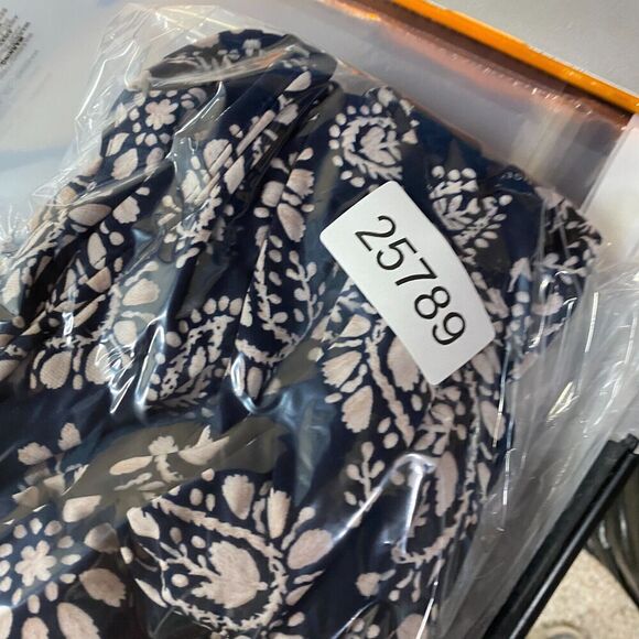 Tommy Hilfiger Dress Women 8 Black Paisley Sheath Midi Sleeveless Round Neck - Picture 9 of 9